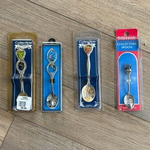 Set of Collectible Souvenir Spoons